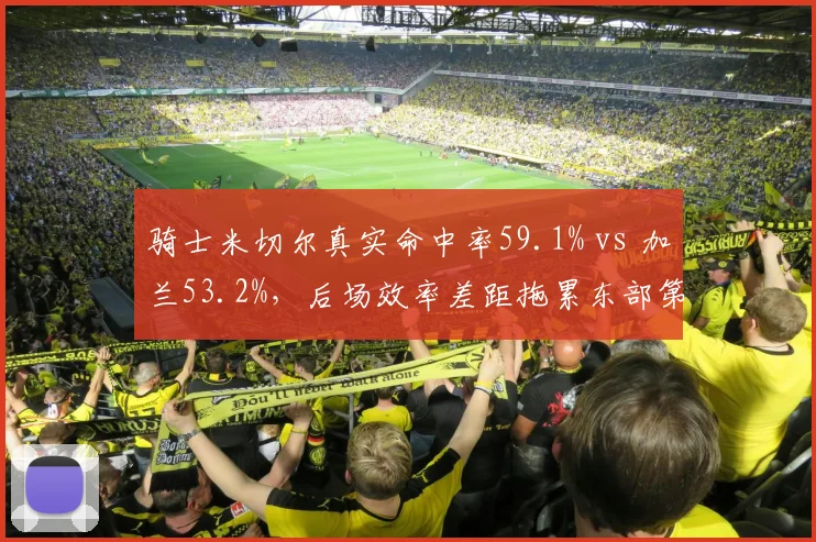 骑士米切尔真实命中率59.1% vs 加兰53.2%,后场效率差距拖累东部第五